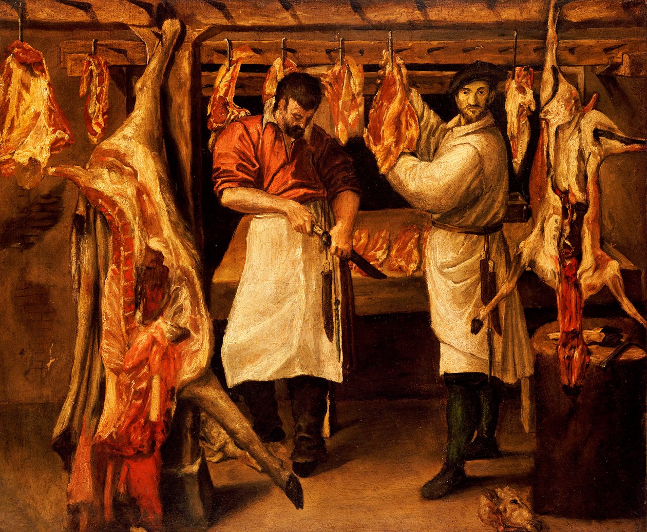 Kasap Dükkanı by Annibale Carracci