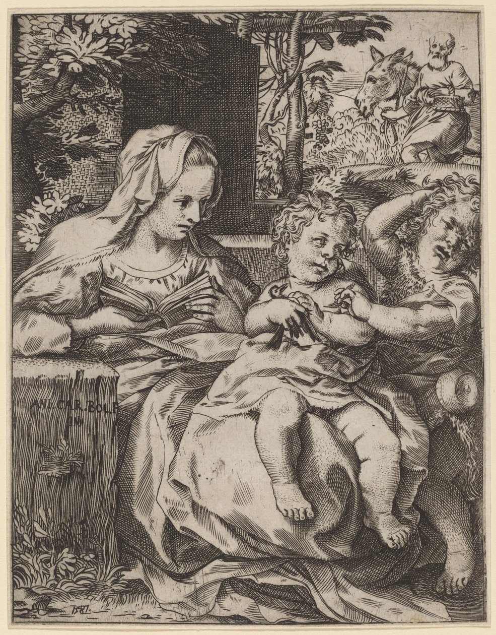 Kırlangıç ​​Madonnası (La Madonna Della Rondinella) by Annibale Carracci