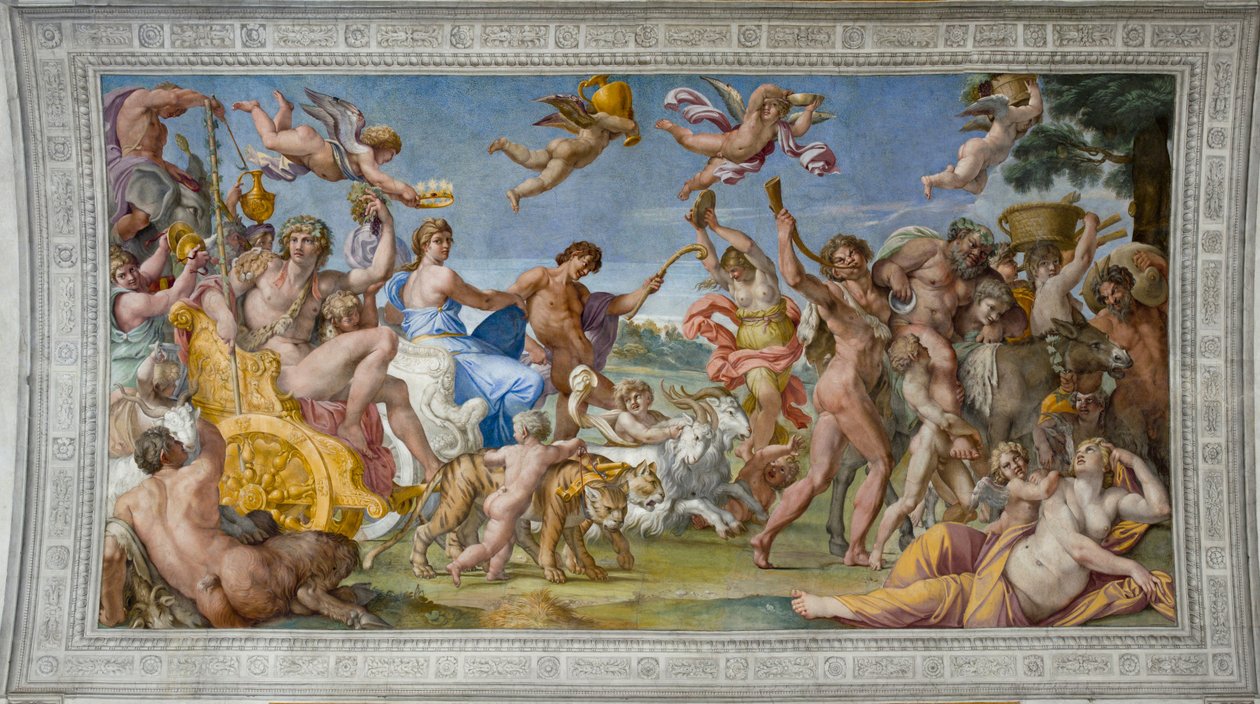 Bacchus ve Ariadne par Carracci