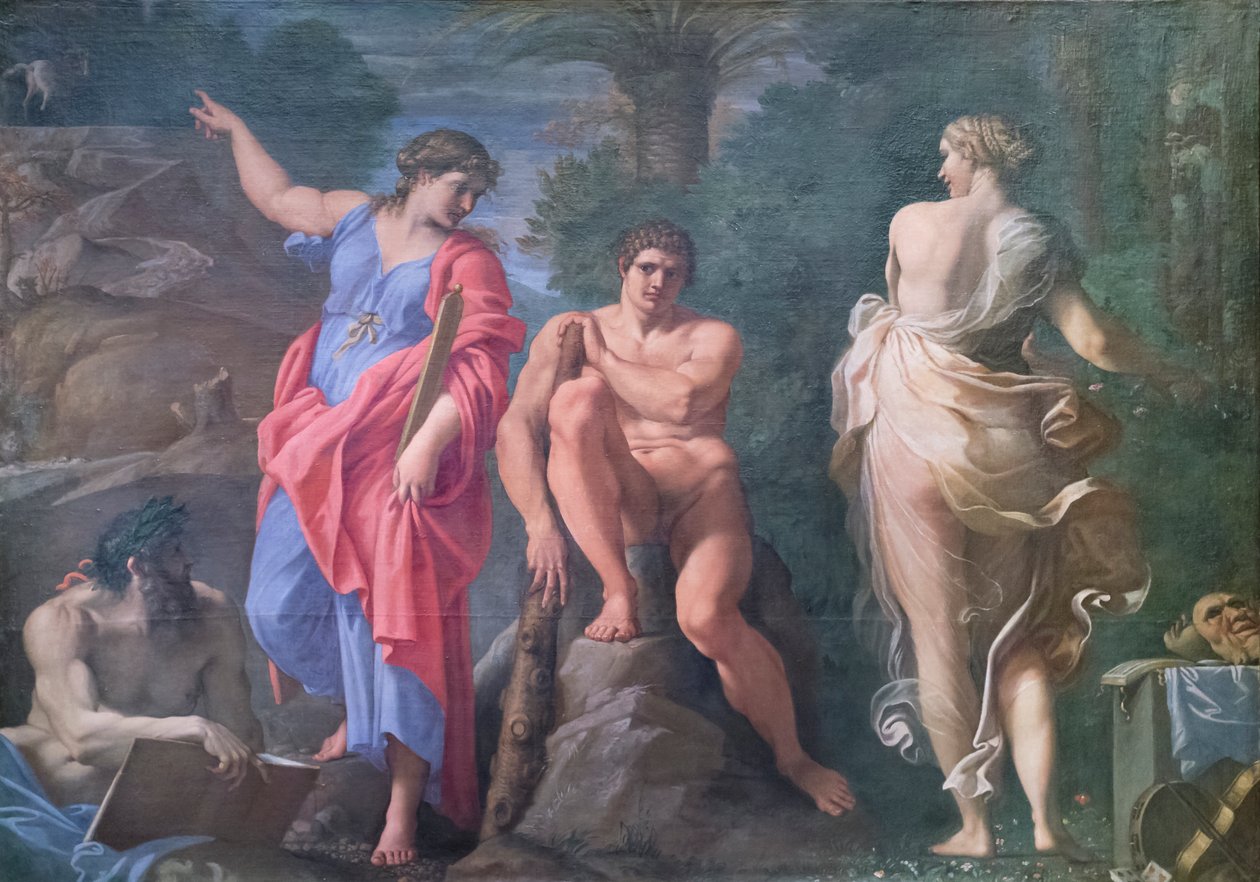 Herkül'ün seçimi by Annibale Carracci