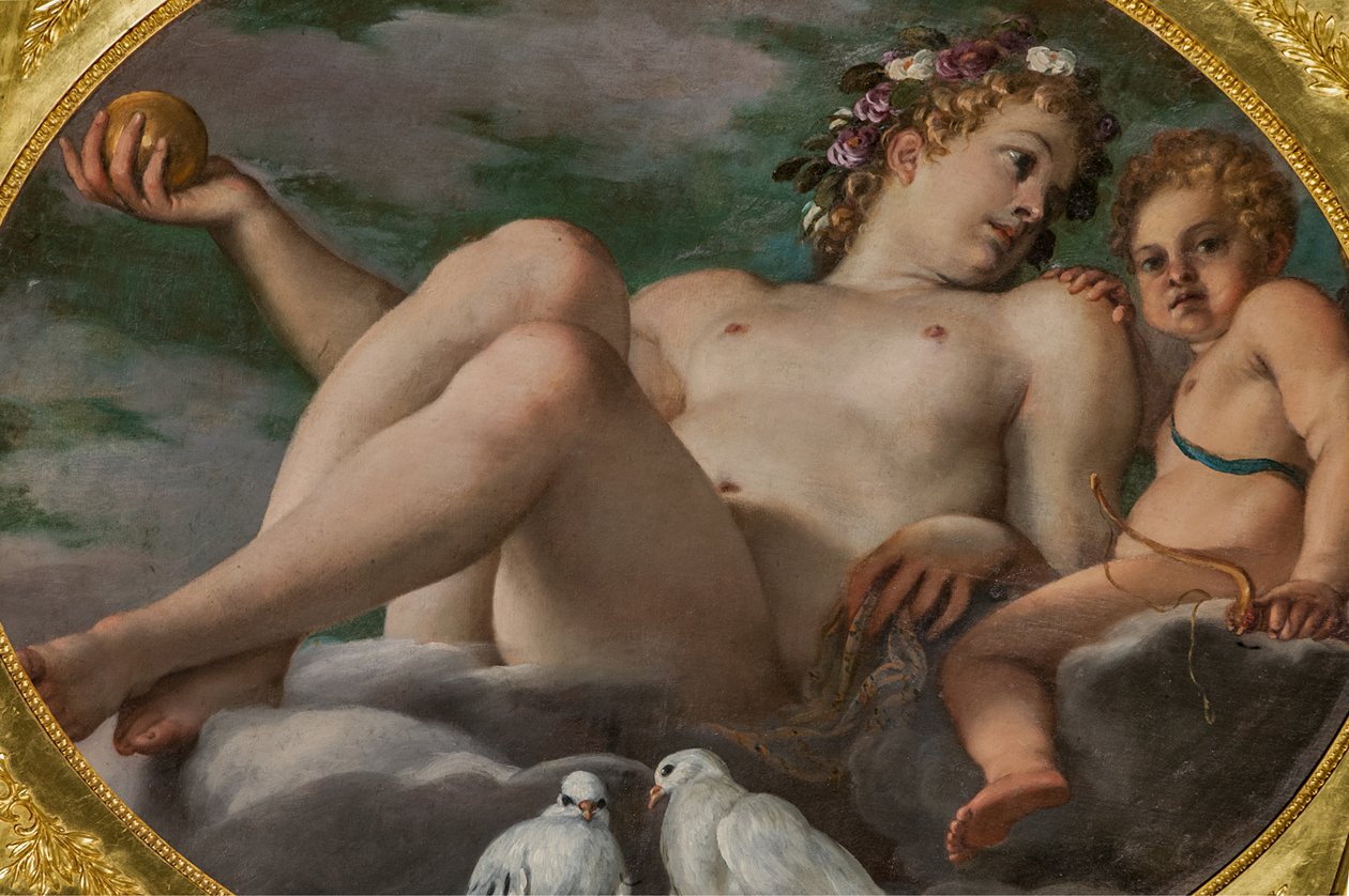 Venüs ve Aşk Tanrısı, 2384628 detayı by Annibale Carracci