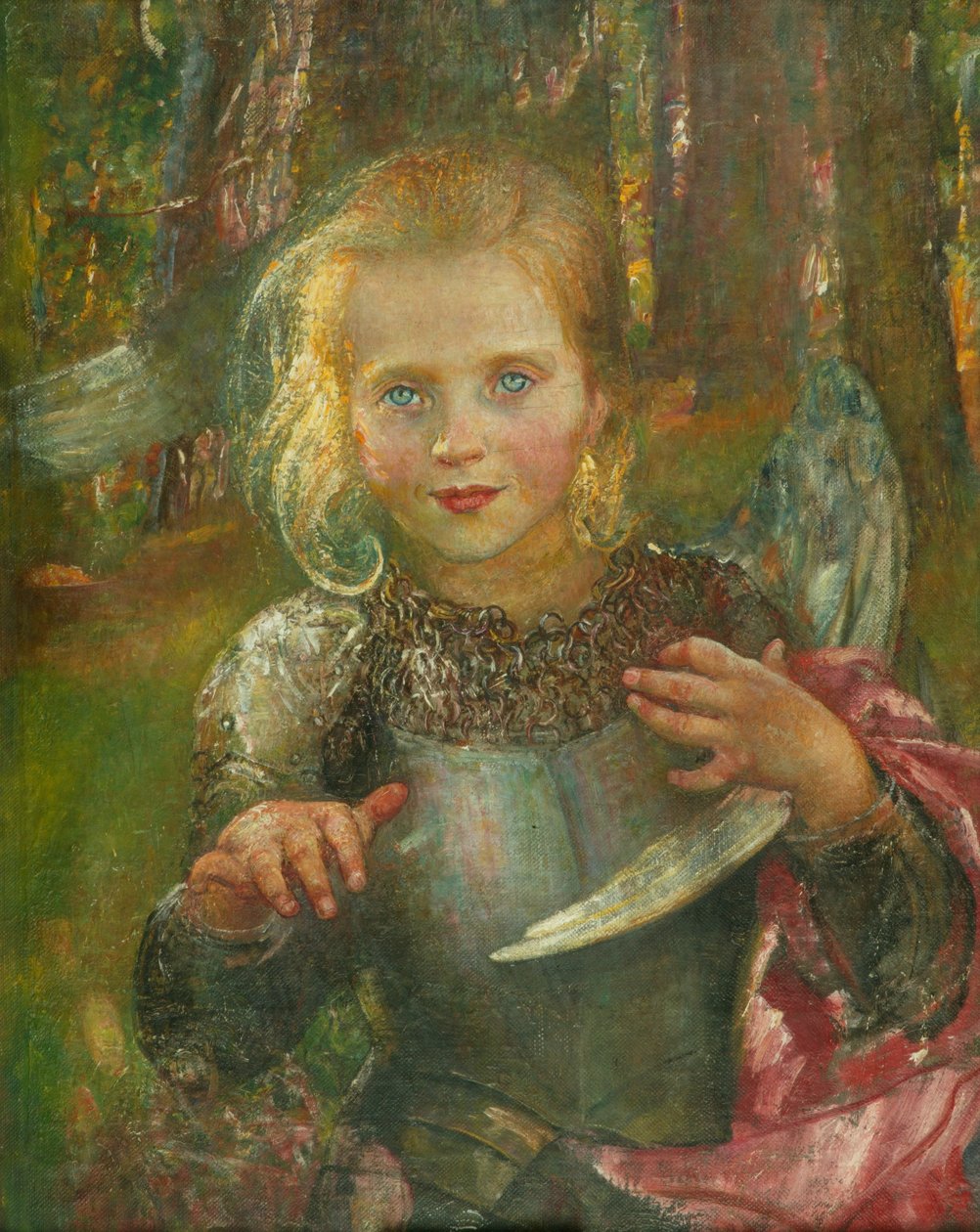 İllüzyonlar, c.1902 (tuval üzerine yağlıboya) by Annie Louisa Swynnerton
