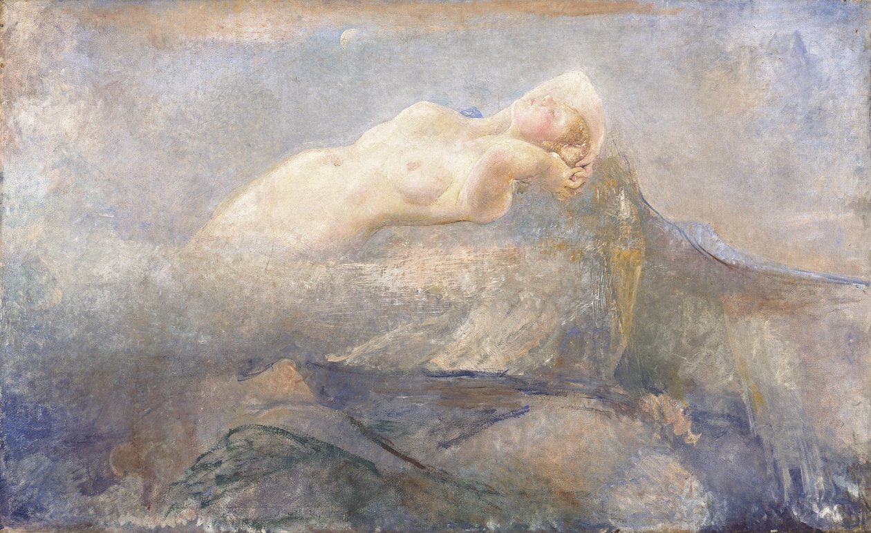 Montagna Mia, 1923 dolayları (tuval üzerine yağlıboya) by Annie Louisa Swynnerton