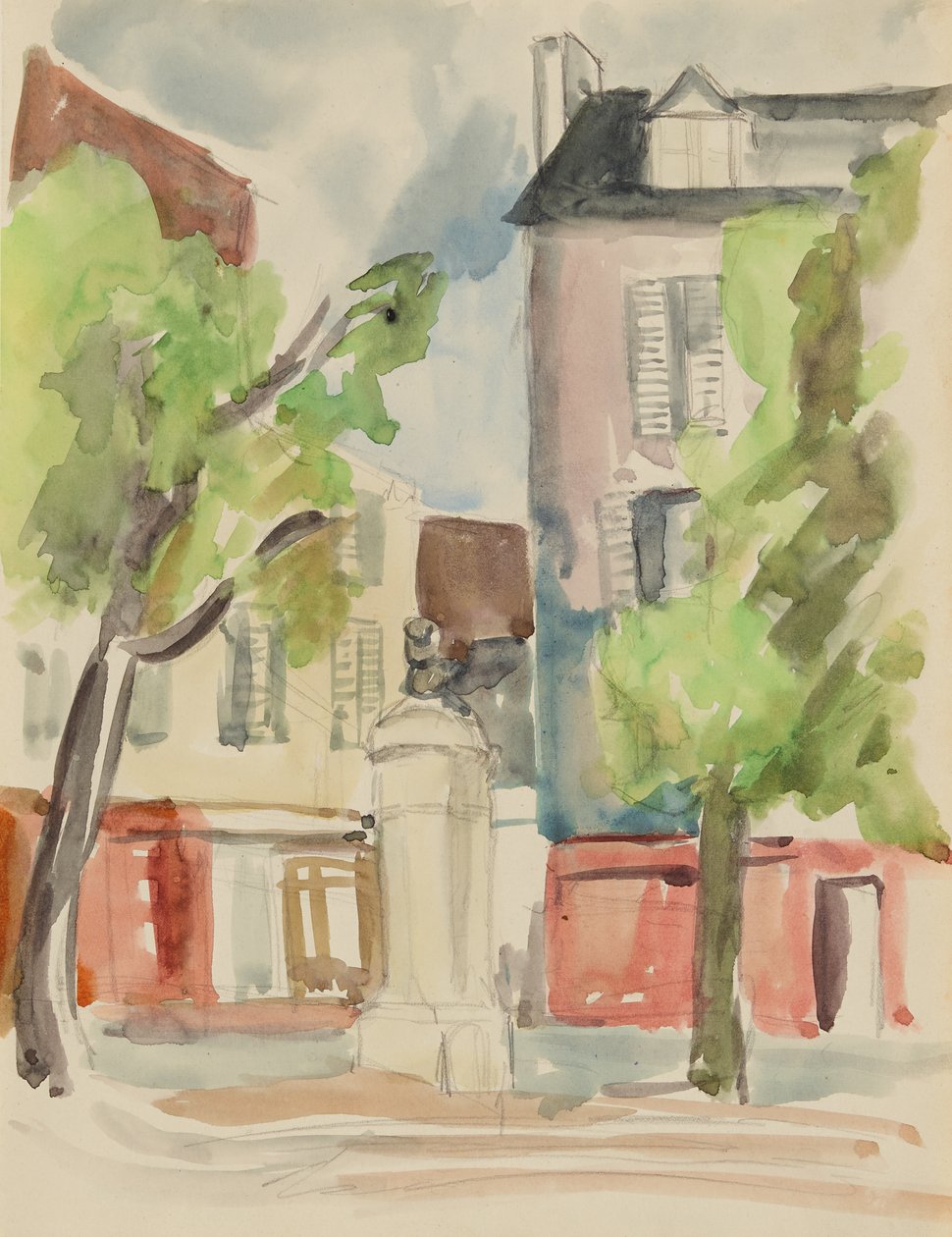 Dorfplatz by Anny Dollschein