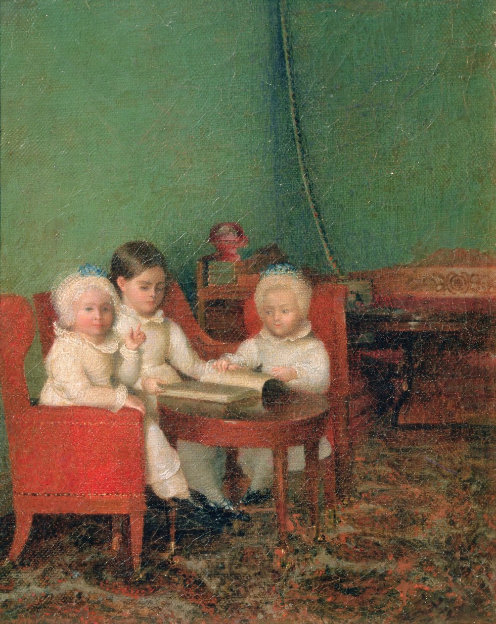 İç Mekanda Çocuklar, 1800-10 by Unbekannt Unbekannt