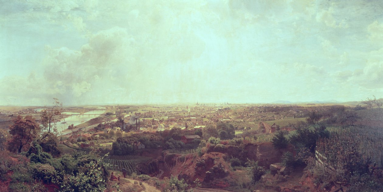 Viyana Panoramik Görünümü, 1870 dolayları by Unbekannt Unbekannt