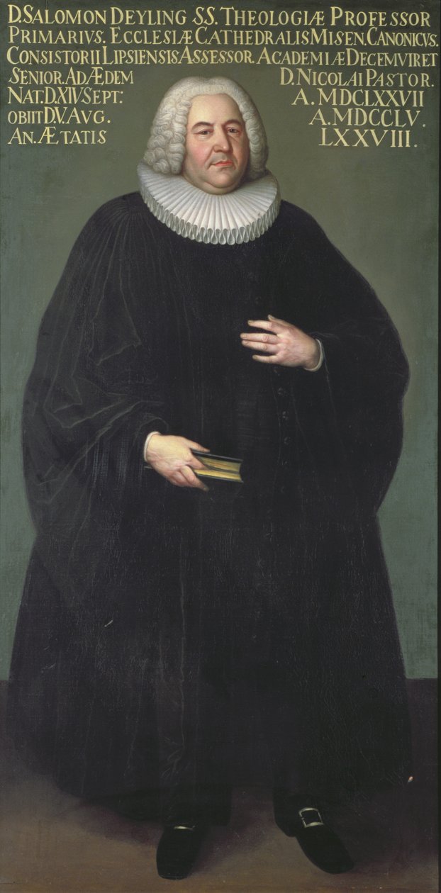 Başkomiser Salomon Deyling (1677-1755) Leipzig