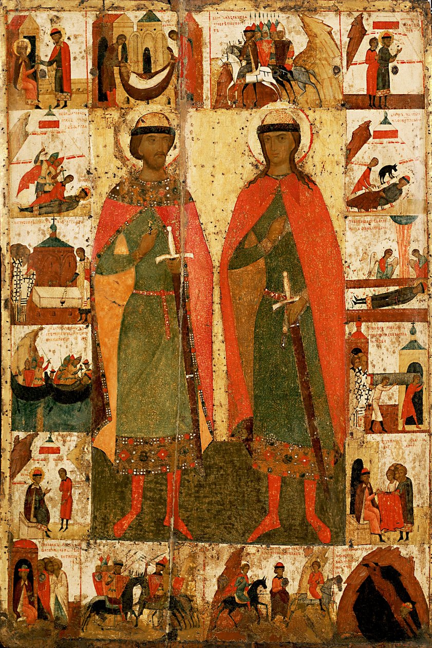 Bilinmeyen ikon ressamı, 14. yüzyılın ikinci yarısı by Anonymous Russian icon painter