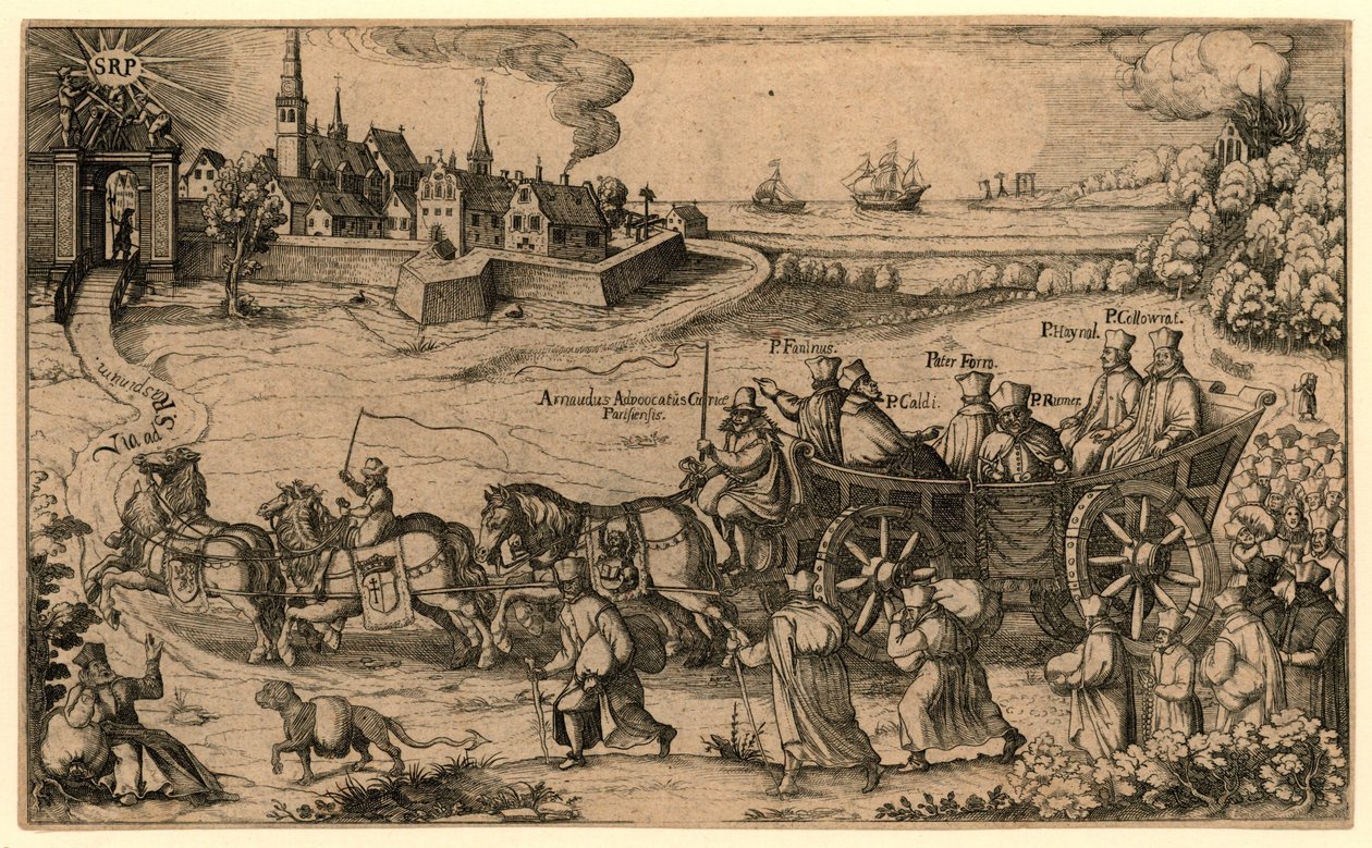 Bedevaart van de verdreven Boheemse en Hongaarse jezuïeten naar het Amsterdamse rasphuis, 1619 Böheimb ve Hungern krallıklarından kovulan Cizvit, Wallfarth