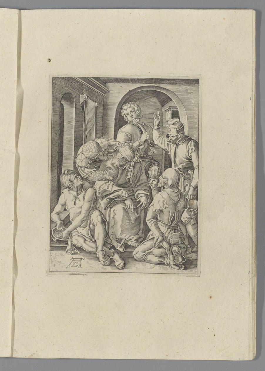 İsa ile alay etmek Küçük Tutku (dizi adı) Passio Christi Ab Alberto Durer Nurenburgensi Effigiata (dizi adı) by Anonymous