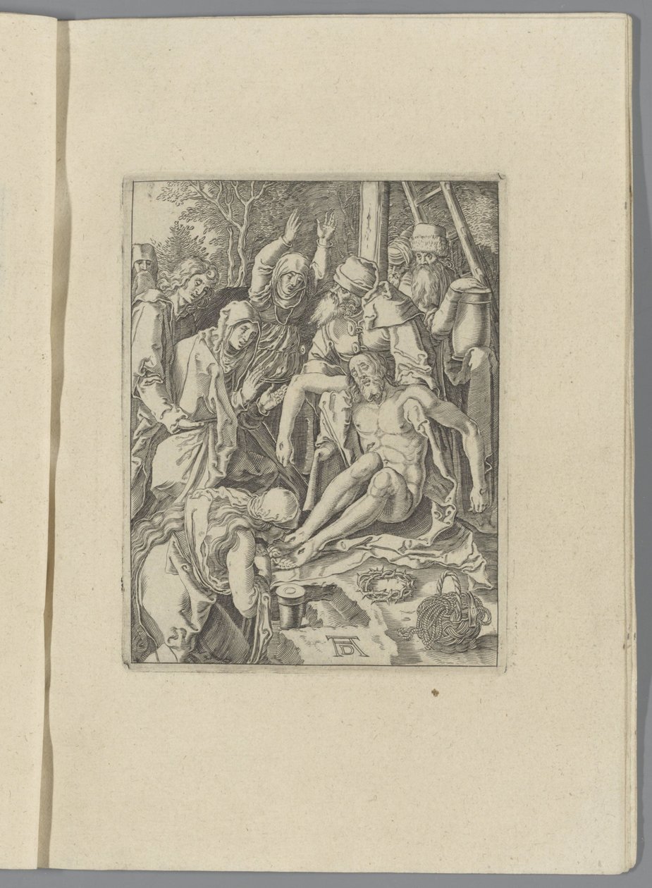 Bewening Kleine Passie (dizi adı) Nürnbergli Alberto Durer tarafından canlandırılan İsa