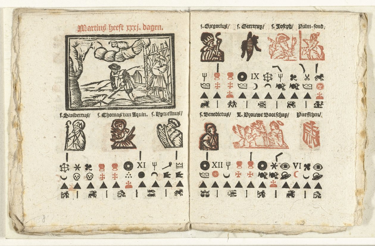 Mart, 1712 tahminini içeren sayfalar by Anonymous