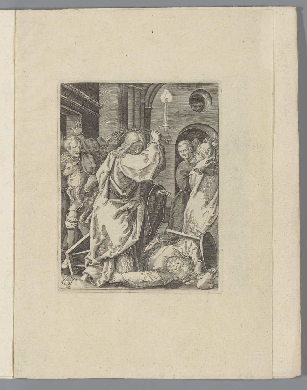 Mesih sarrafları tapınaktan kovuyor Küçük Tutku (dizi adı) Passio Christi Ab Alberto Durer Nurenburgensi Effigiata (dizi adı) by Anonymous