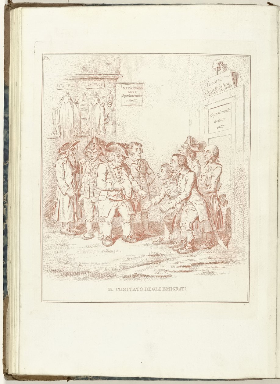 Comité voor Uitgewekenen, 1795 Göçmenler Komitesi (nesne üzerindeki başlık) Hollandia Regenerata (İtalyanca kopyası) (dizi adı) Hollanda