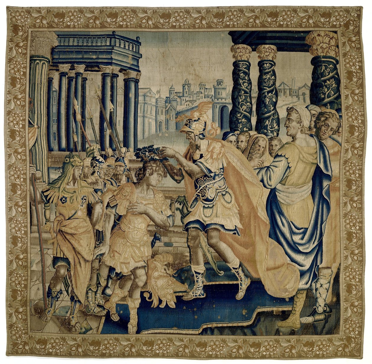 Coriolanus defne çelengi alır Coriolanus