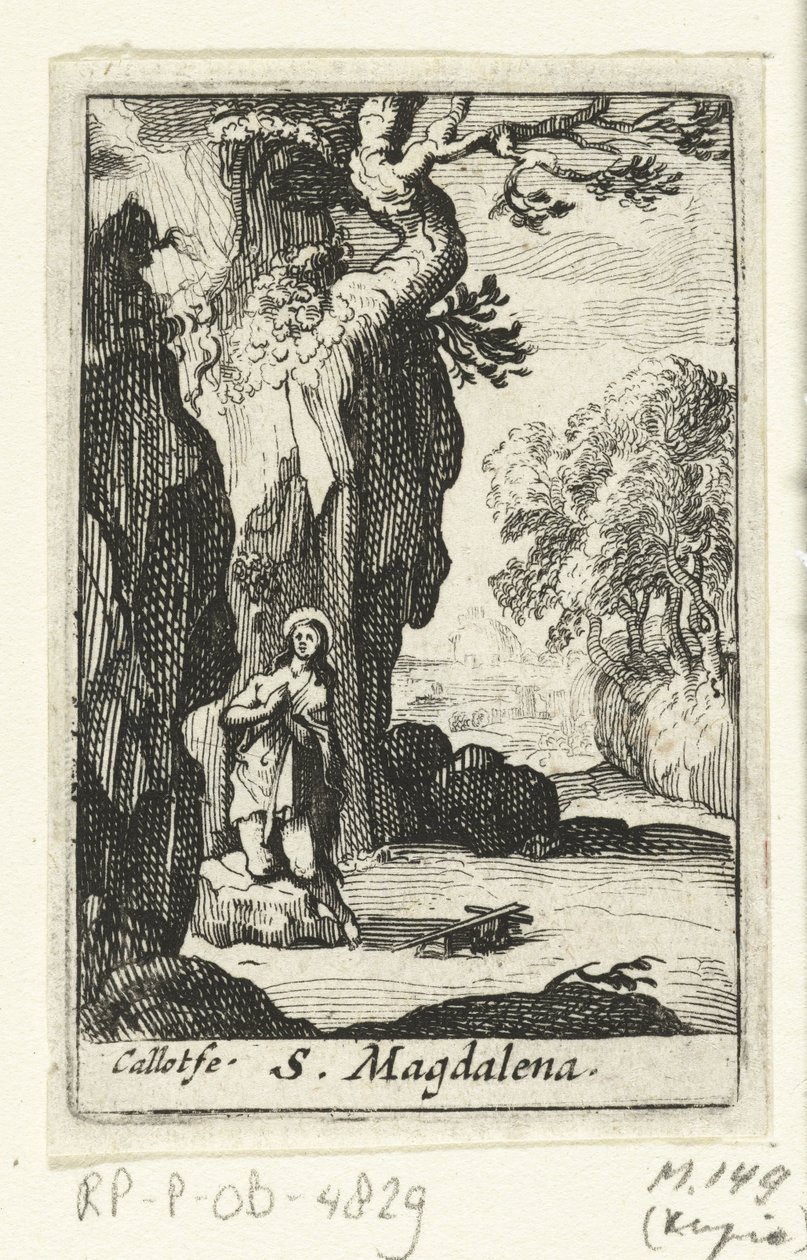 Tövbekar Mary Magdalene S. Magdalena (nesne üzerindeki başlık) Tövbekar Azizler (dizi adı) by Anonymous