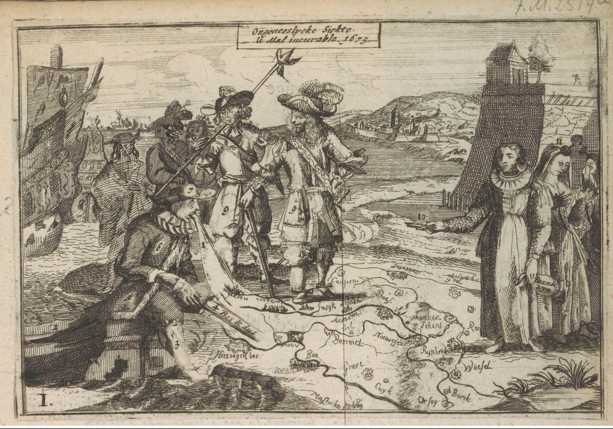 Tedavi Edilemeyen Hastalık, 1673 Tedavi Edilemez Hastalık / le Mal tedavi edilemez. 1673 (nesne üzerindeki başlık) by Anonymous