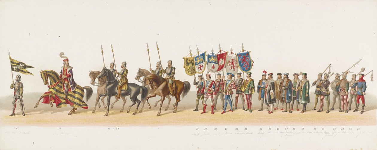 1873 Delft alayı (ikinci plaka) Delft Öğrenci Birliği üyeleri tarafından 8 Temmuz 1873
