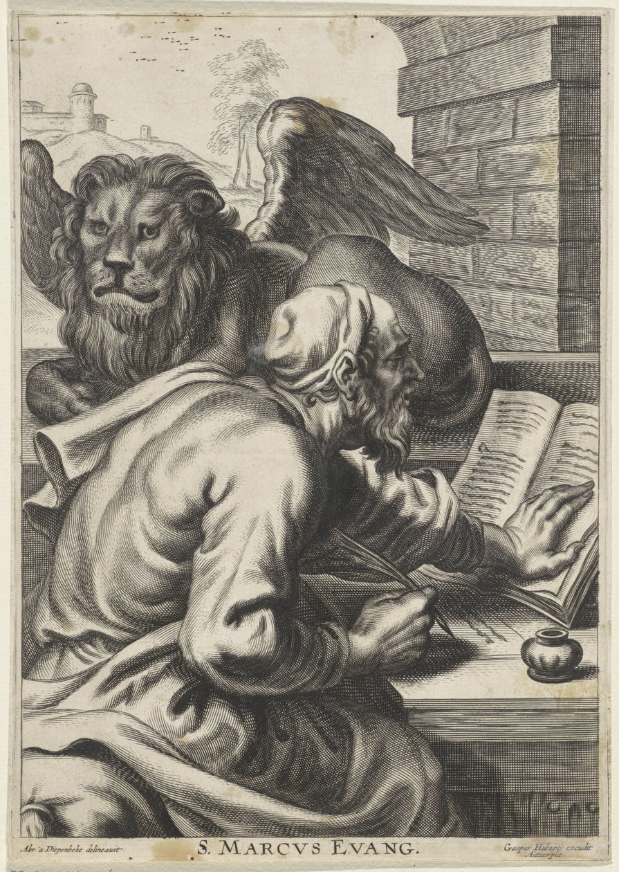 Evangelist Marcus S. Marcus Evang (nesne üzerindeki başlık) by Anonymous