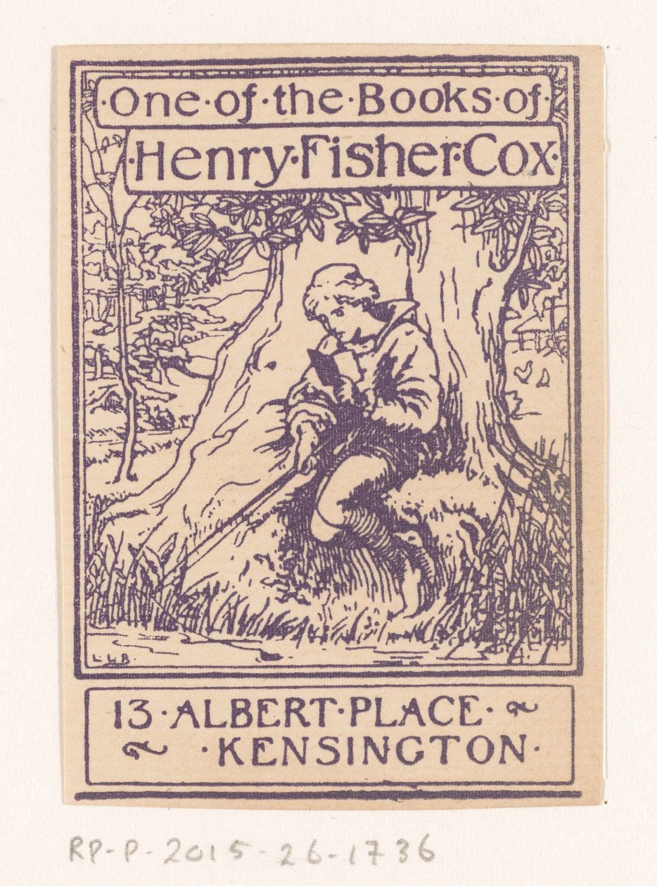 Ekslibris aracı Henry Fisher Cox by Anonymous
