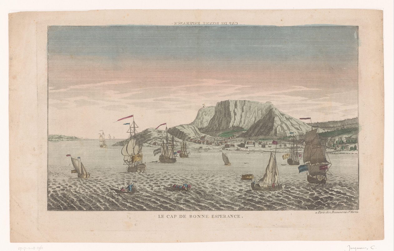 Ümit Burnu'nun görünümü Le Cap de Bonne Esperance (nesne üzerindeki başlık) by Anonymous