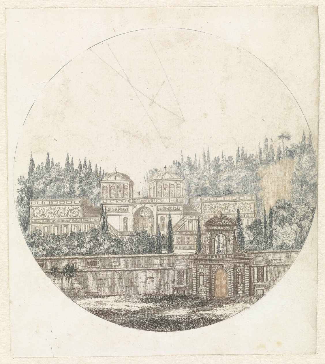 Bir sarayın görünümü by Anonymous