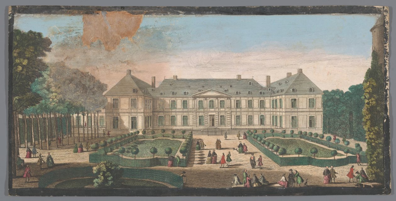 Bahçeden görülen Paris