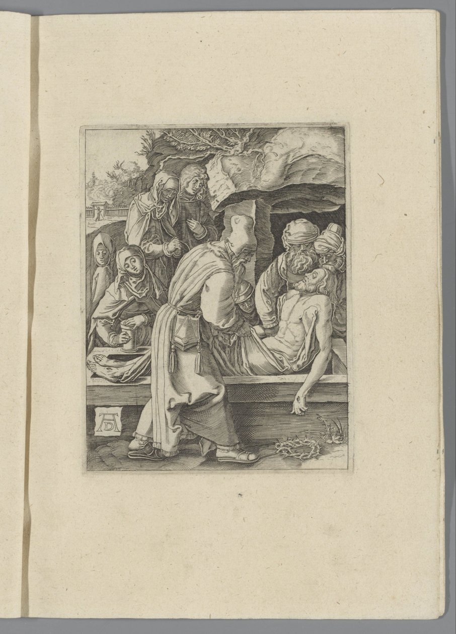 Graflegging Kleine Passie (dizi adı) Nürnbergli Alberto Durer tarafından canlandırılan İsa
