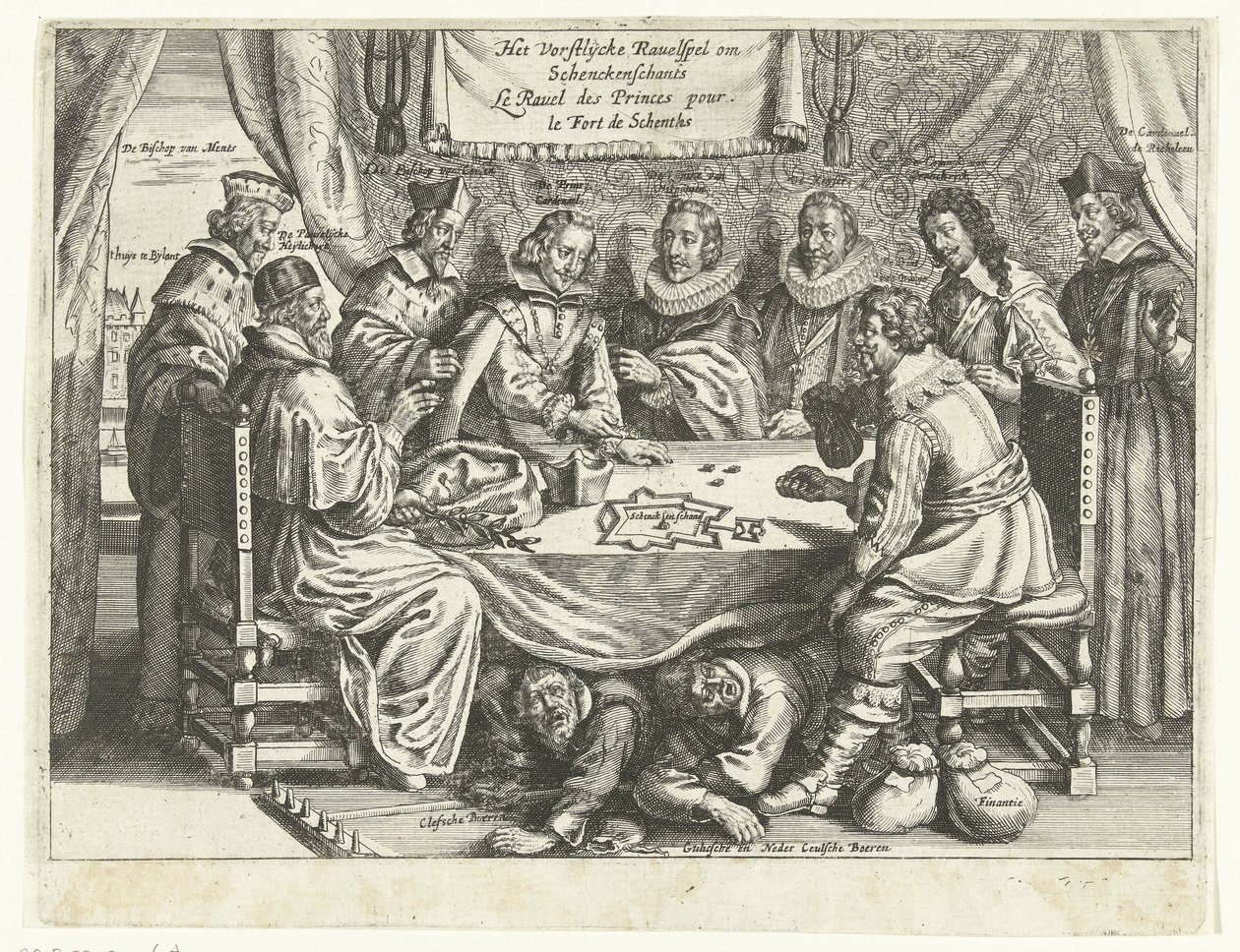 Schenckenschans için Oyun, 1635-1636 Vorstelijcke Ravelspel om Schenckenschants / Le Ravel des Princes, Fort de Schentks