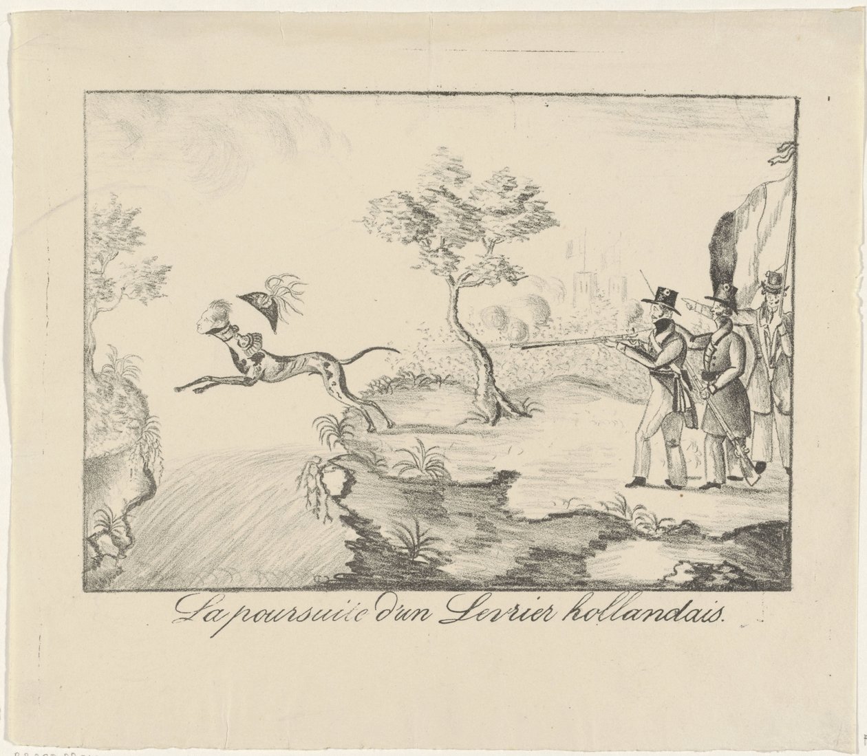 Tazı avlamak, 1830 La poursuite d