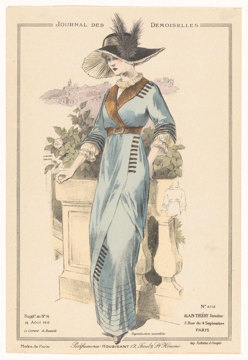 Journal des Demoiselles 15 Ağustos 1912, no. 5113 by Anonymous