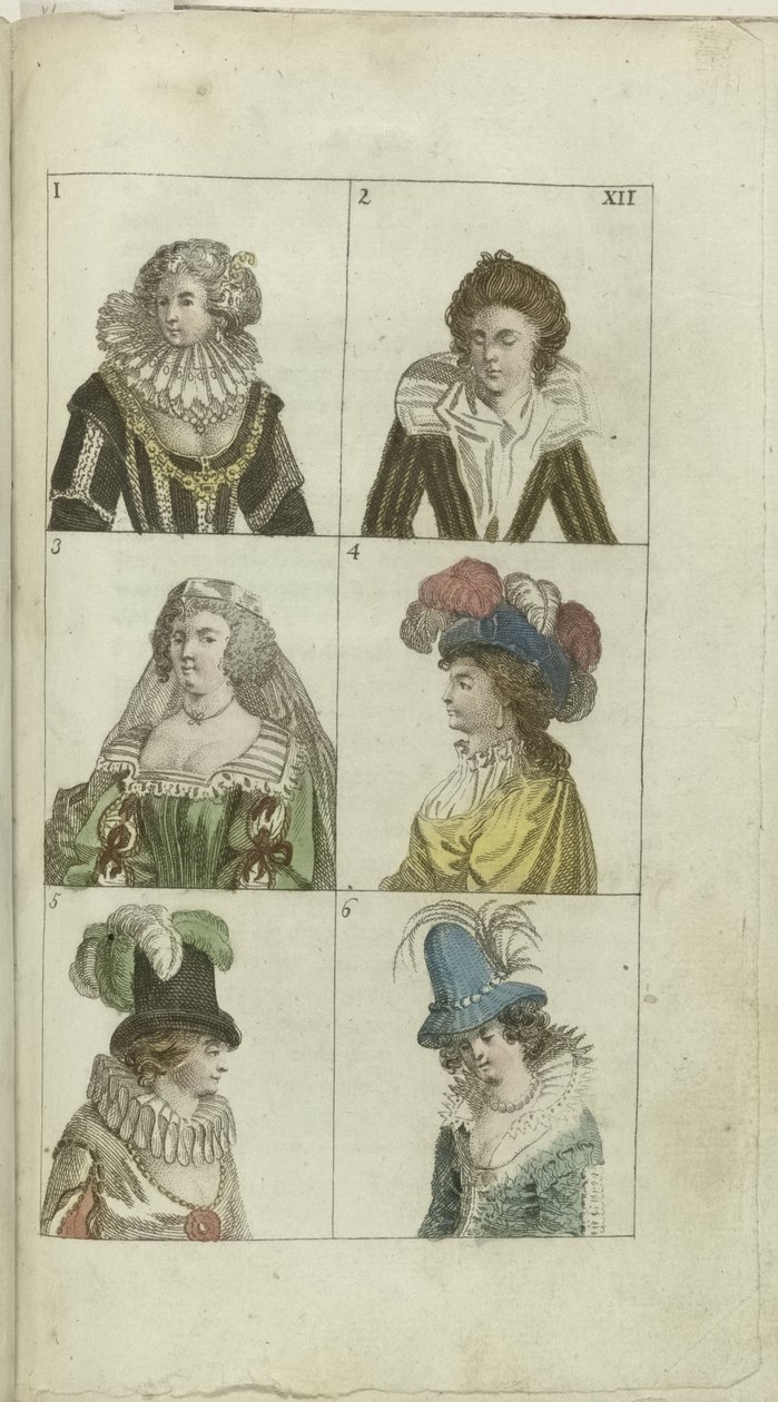 Moda ve Lezzet Dolabı 1791, pl. XII by Anonymous