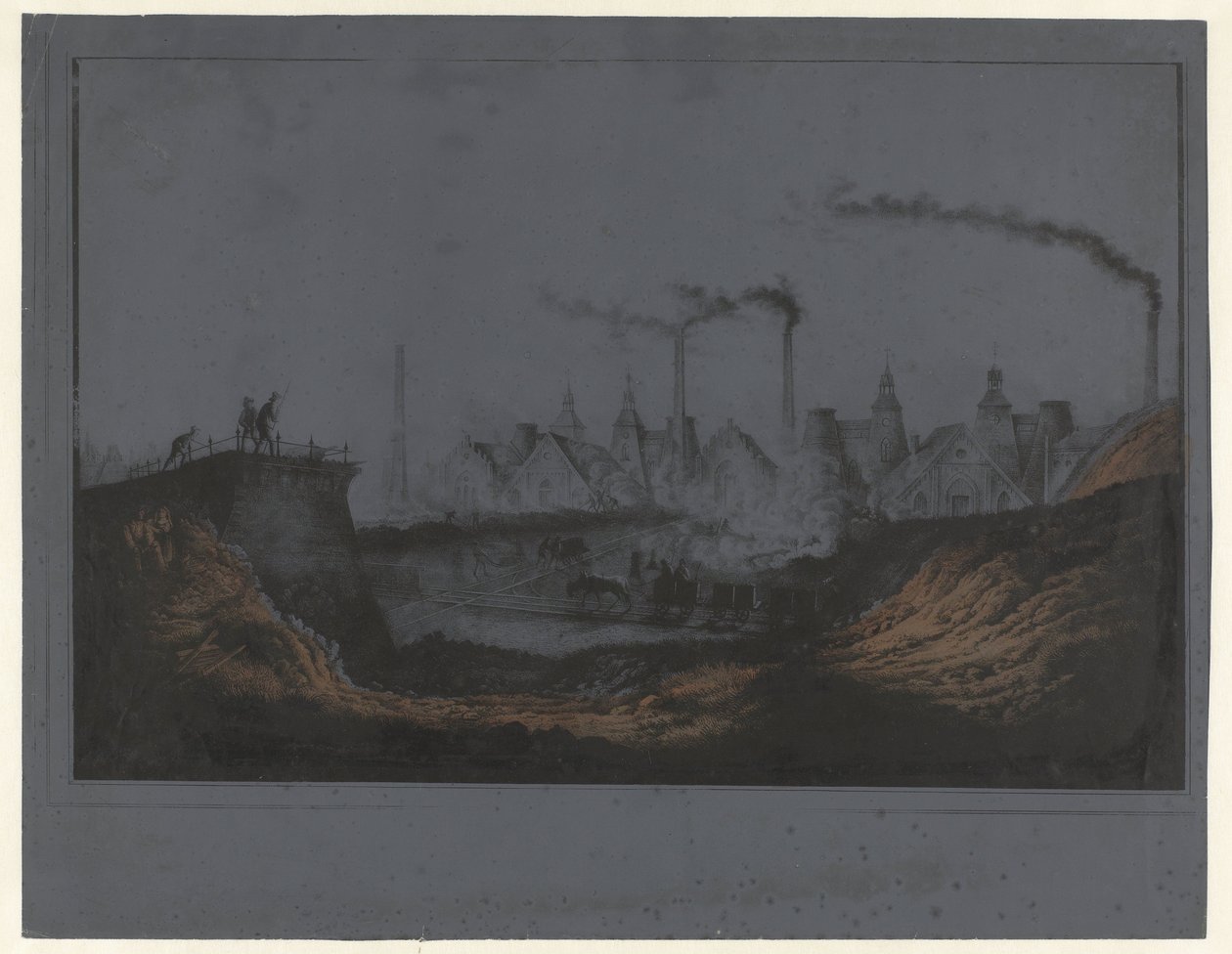 Kolenfabrieken te Koenigshütte by Anonymous