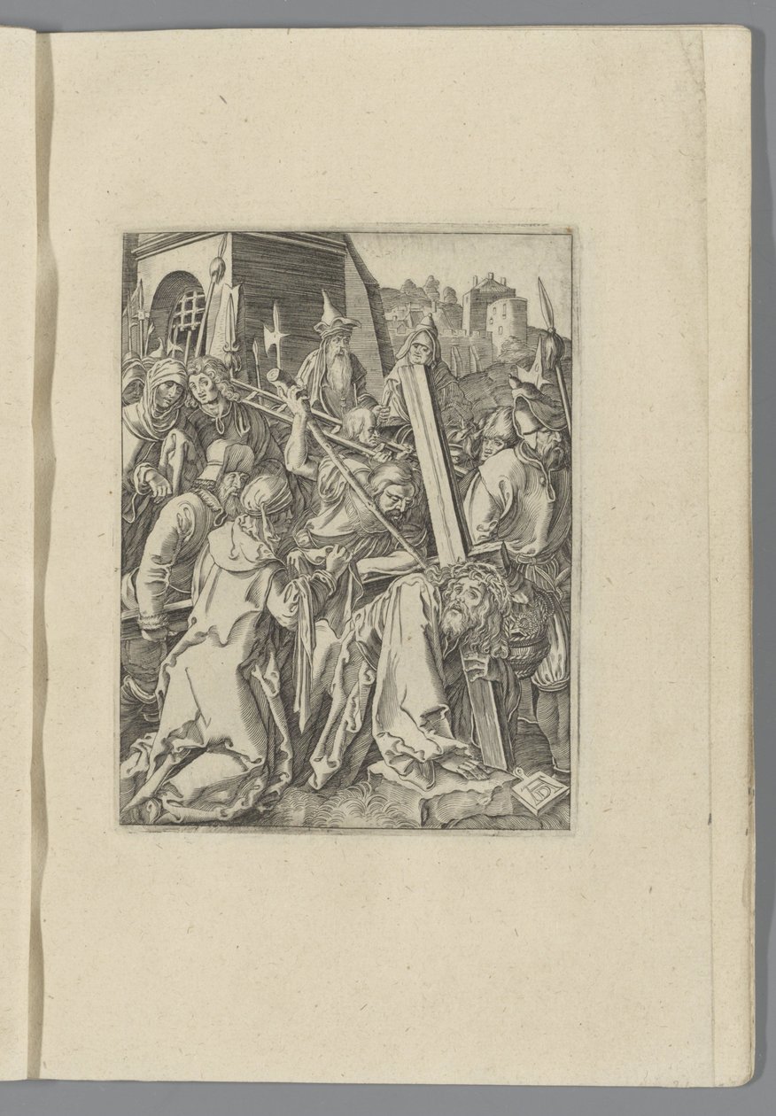 Kruisdraging Kleine Passie (dizi adı) Nürnbergli Alberto Durer tarafından canlandırılan İsa