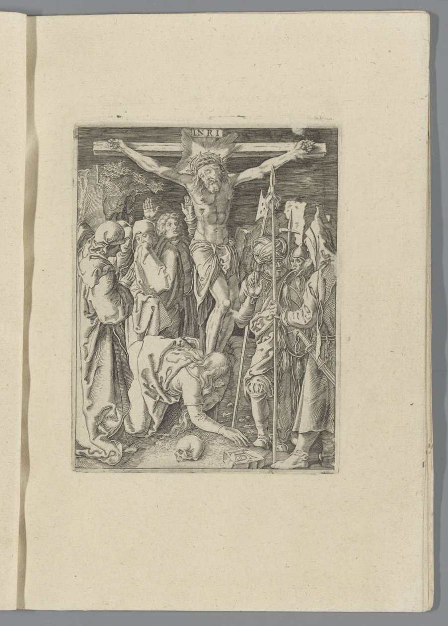 Kruisiging Kleine Passie (dizi adı) Nürnbergli Alberto Durer tarafından canlandırılan İsa