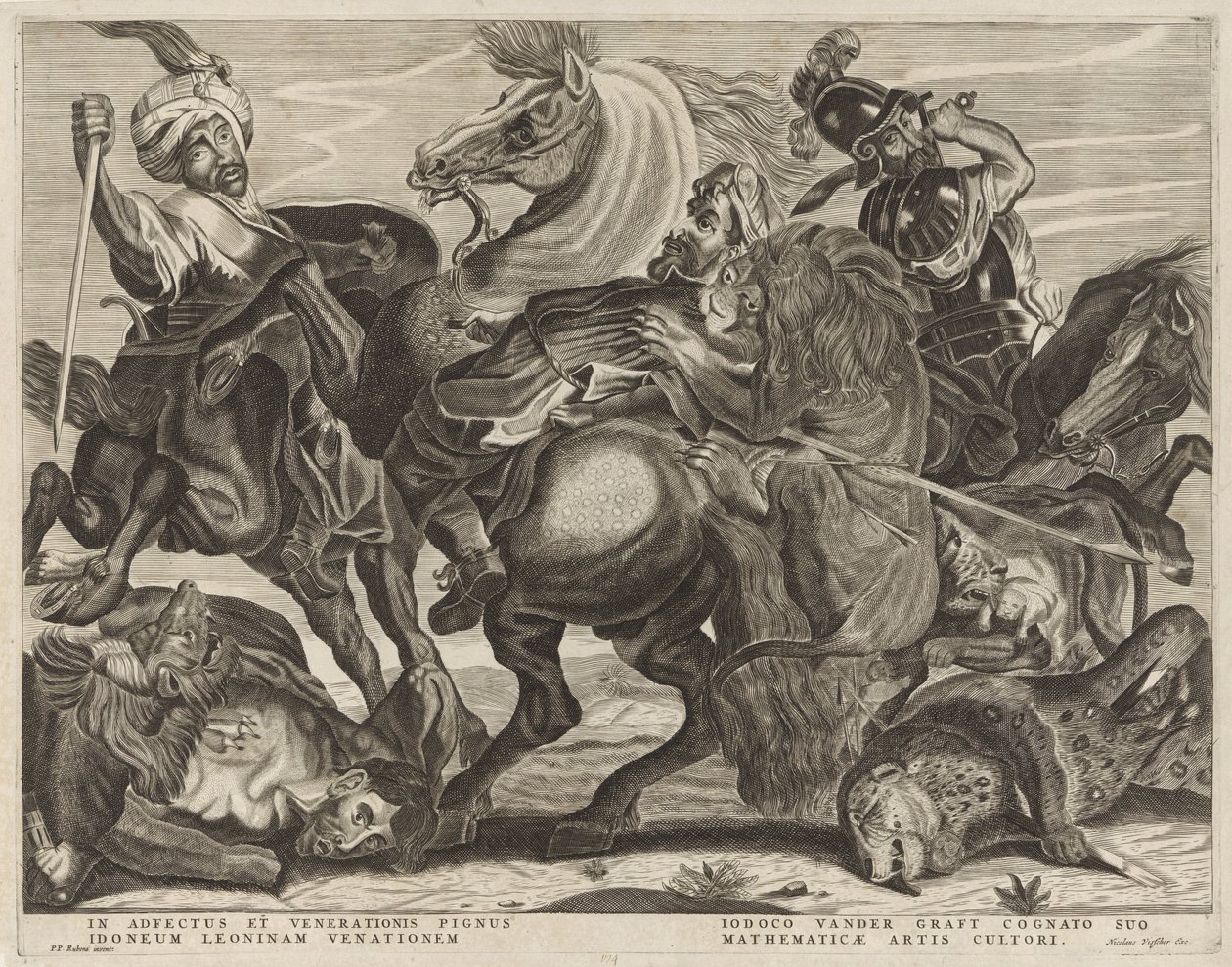 aslan avı by Anonymous