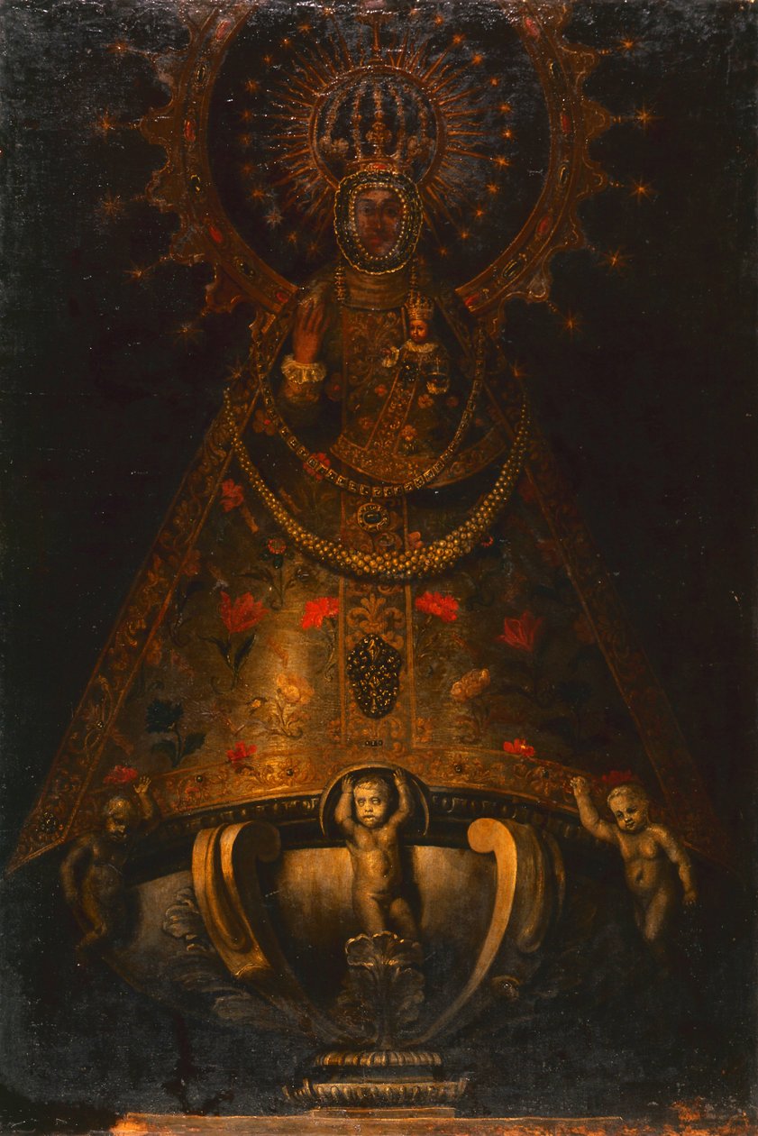 meyve ile Madonna by Anonymous