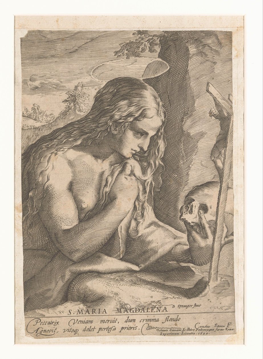 Maria Magdalena S. Maria Magdalena (nesne üzerindeki başlık) by Anonymous
