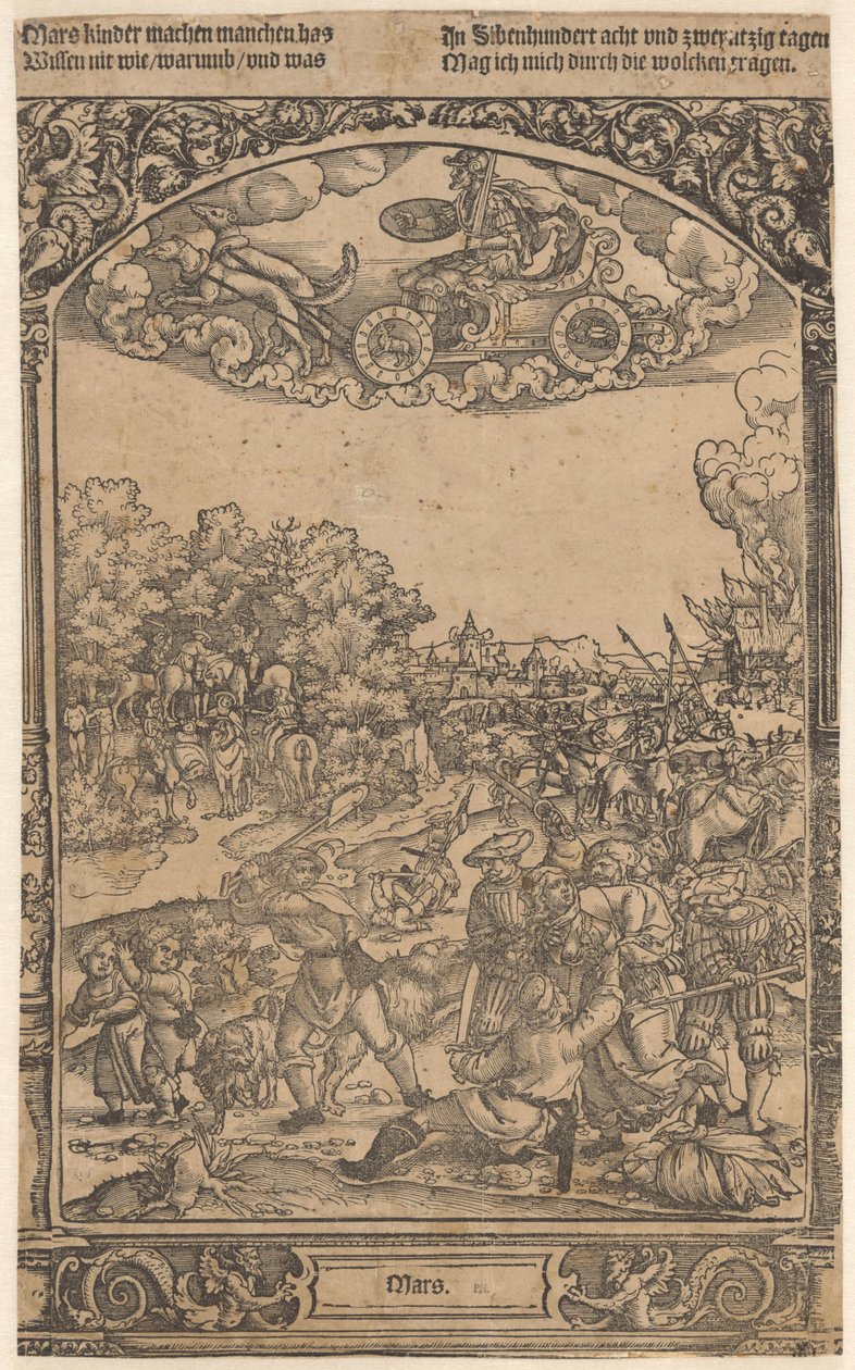 Mars ve gezegen çocukları Mars (nesne üzerindeki başlık) Yedi gezegen (dizi başlığı) by Anonymous