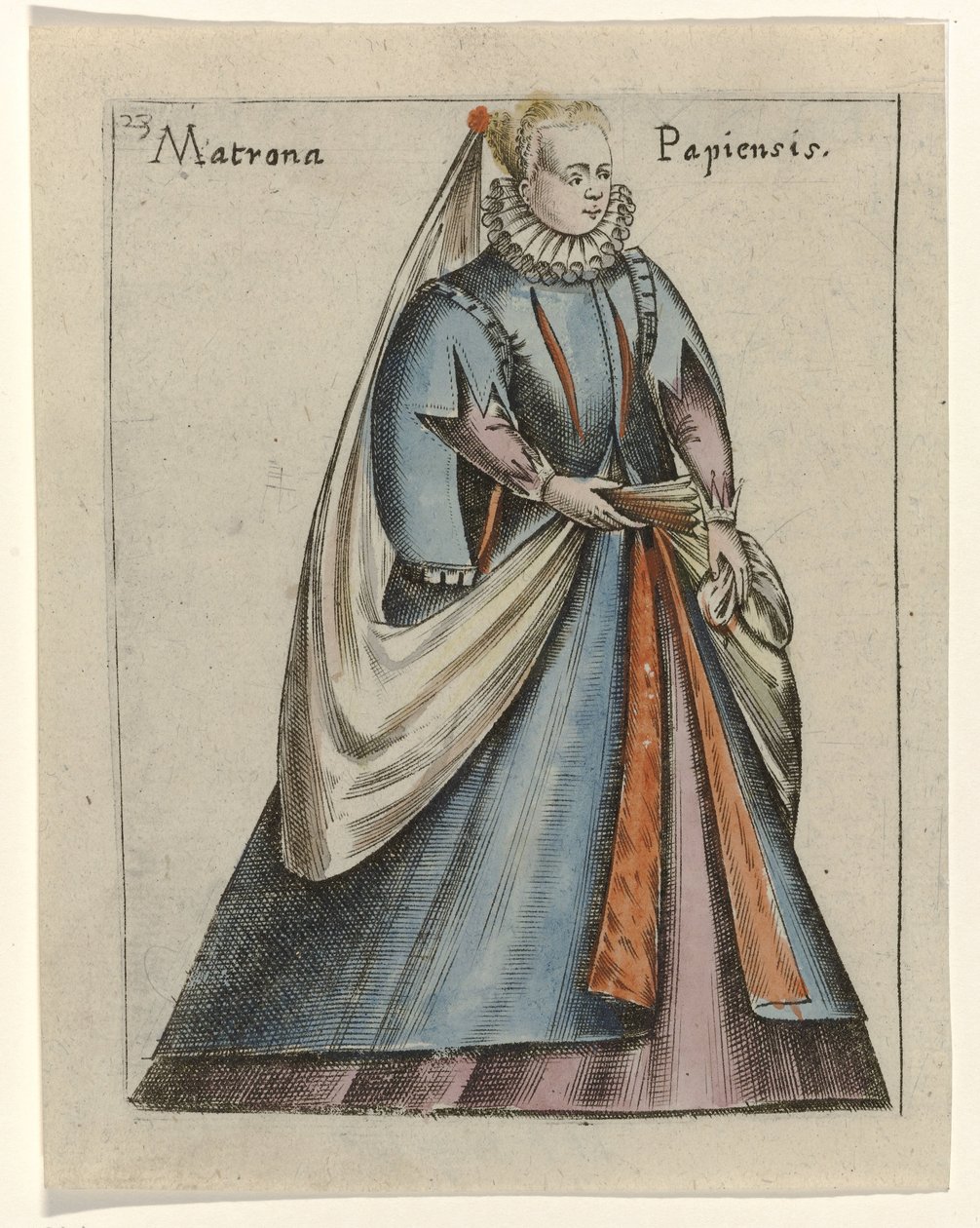 Farklı milletlerden Papiensis matronu (...) (dizi başlığı) by Anonymous
