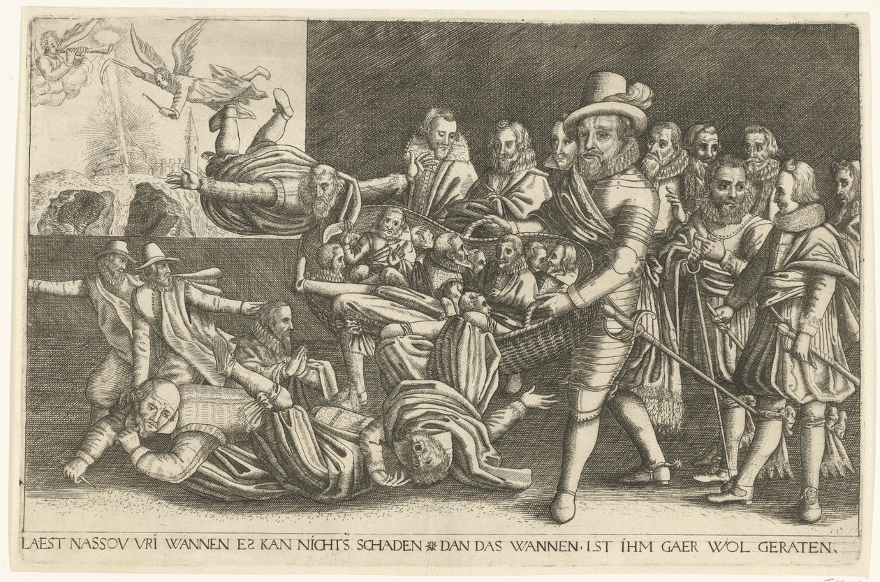Buğdayı samandan ayıran Maurits, 1618 by Anonymous