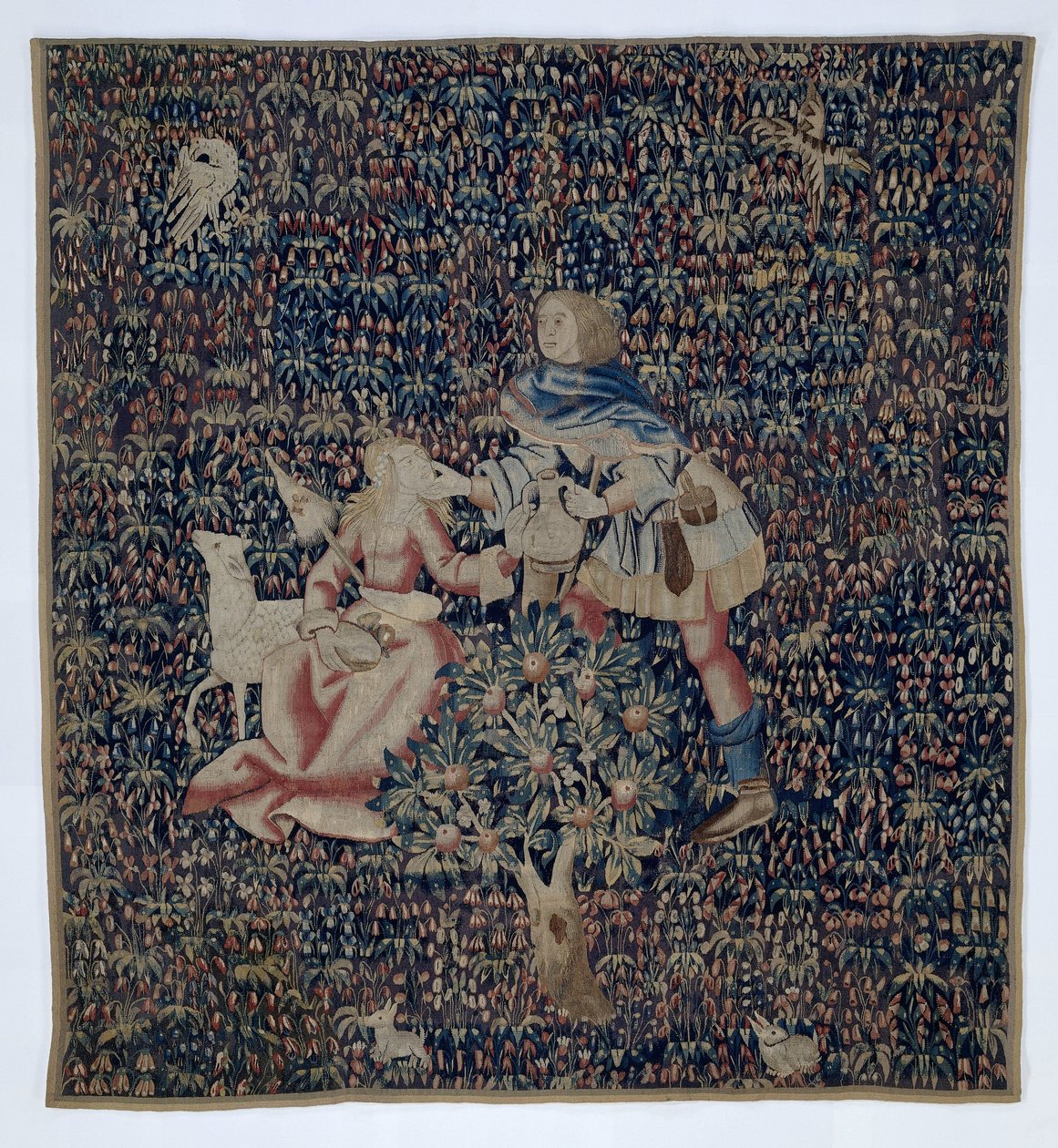Çoban ve Çoban ile Millefleurs (parça) by Anonymous