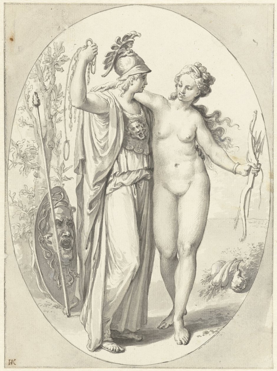 Minerva ve Venüs by Anonymous