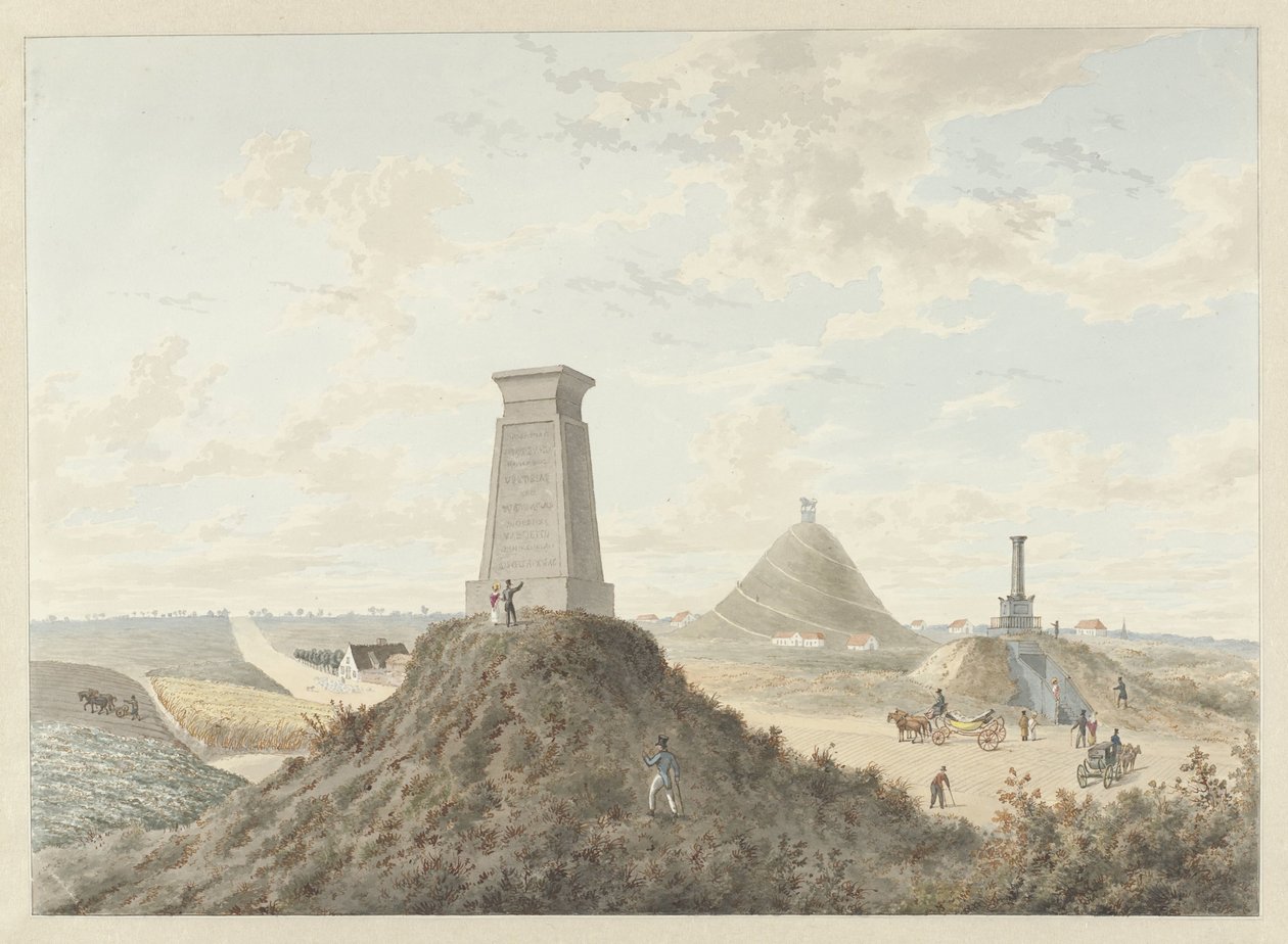 Waterloo'daki Anıtlar, 1815 by Anonymous