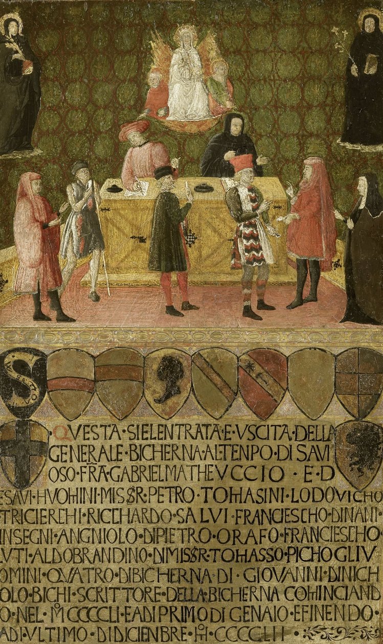 Siena Vergi Dairesi (Biccherna) by Anonymous