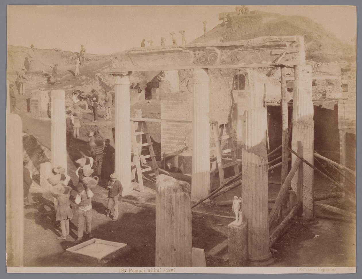 Pompeii Pompei ultimi scavi'deki kazılar (nesne üzerindeki başlık) by Anonymous