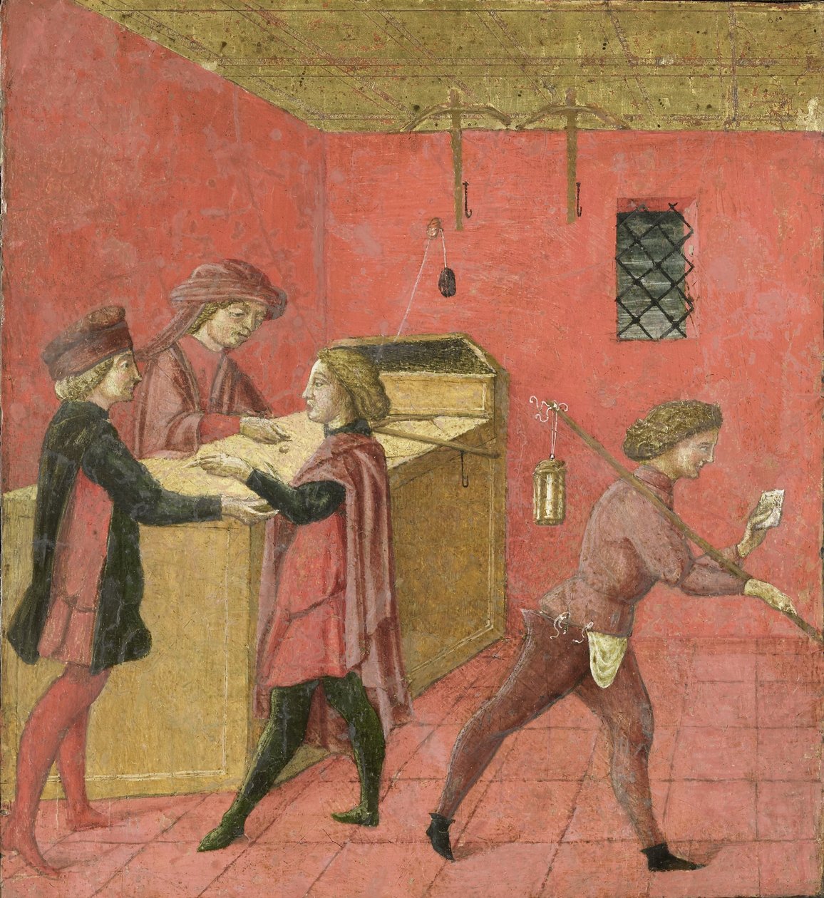 Siena Camera del Comune'deki Gece Bekçilerine Maaşların Ödenmesi by Anonymous