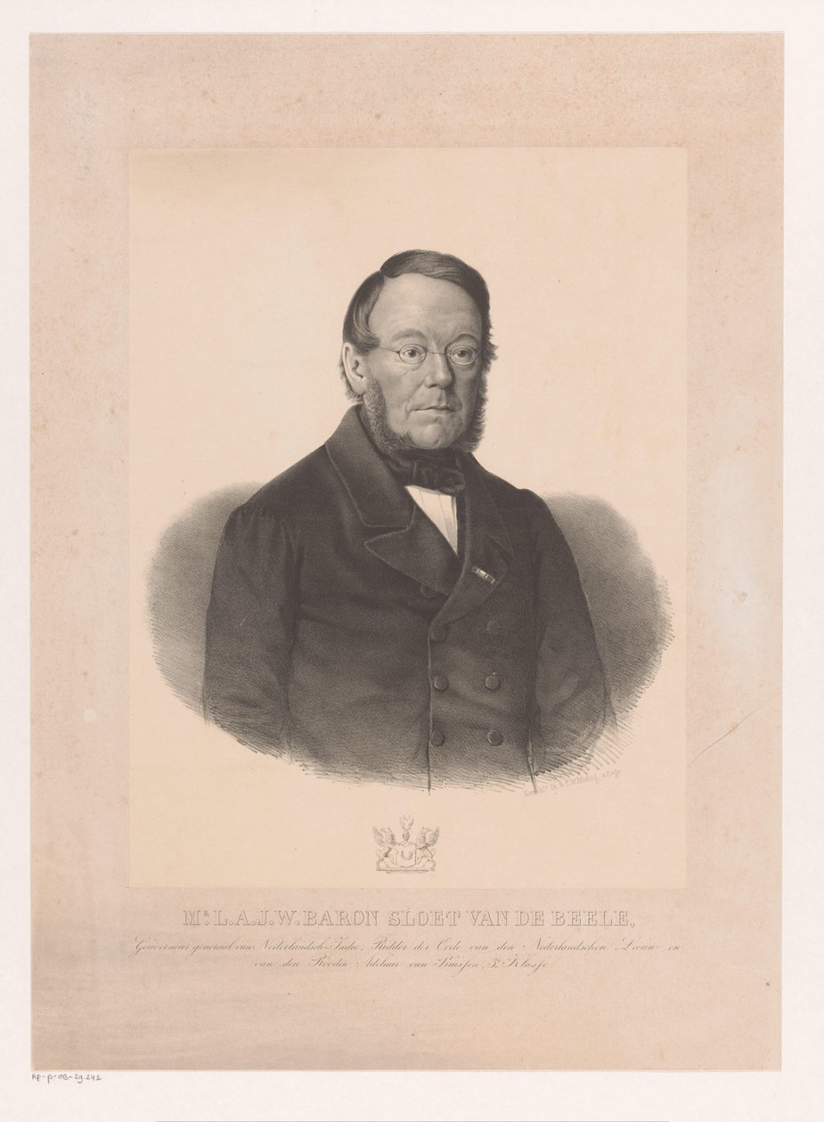 Portre Ludolph Anne Jan Wilt Sloet van de Beele by Anonymous