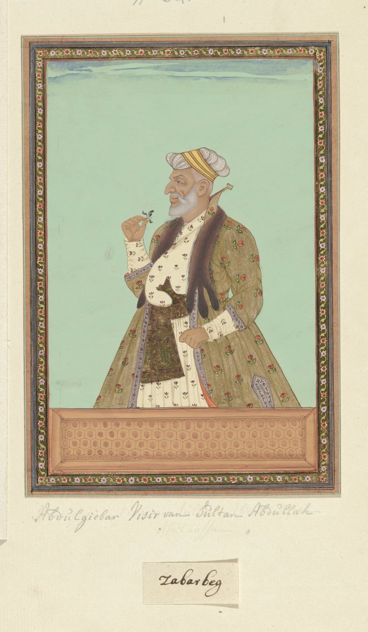 Sultan Abdullah'ın veziri Abdülcabbar'ın portresi by Anonymous