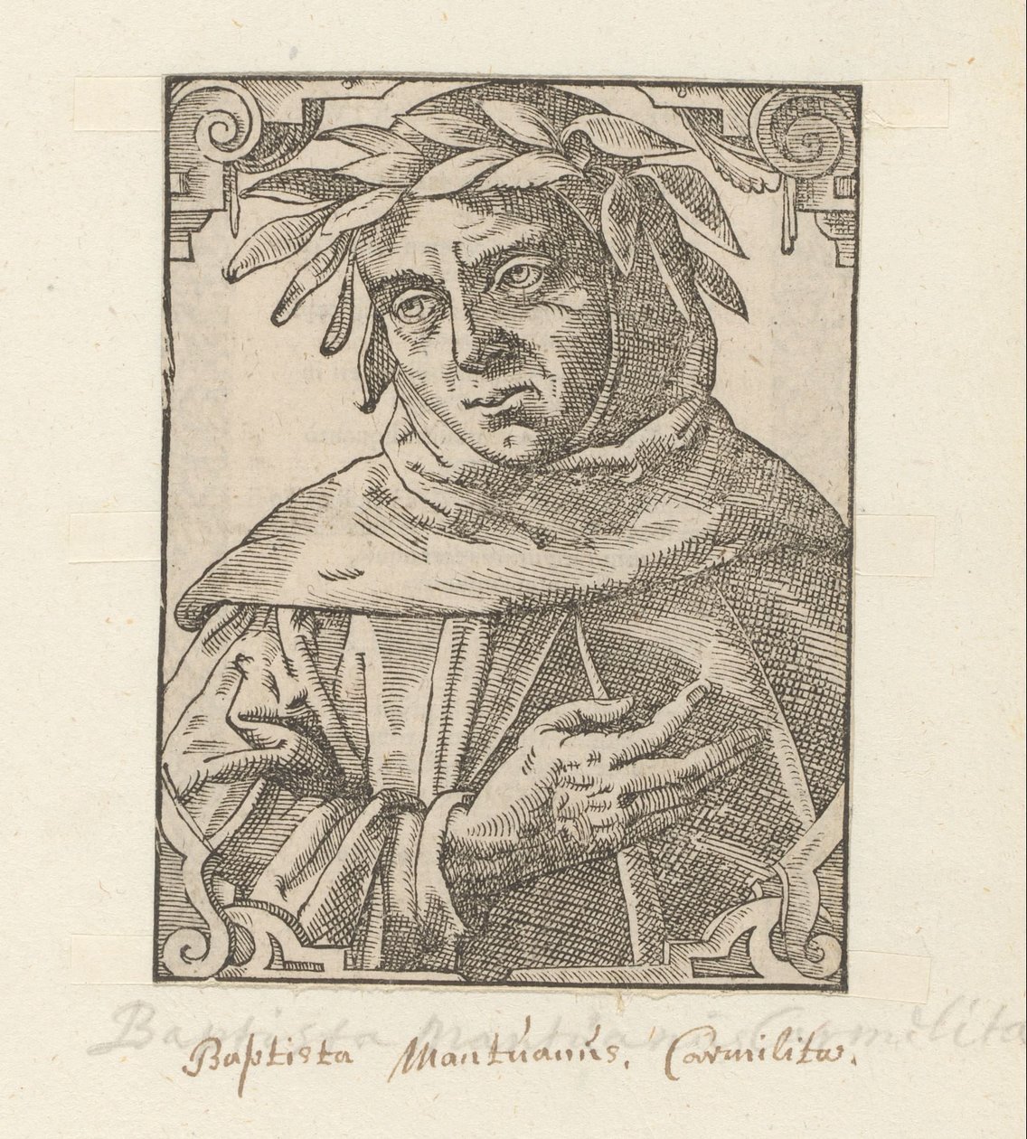 Portret van Baptista Mantuanus by Anonymous